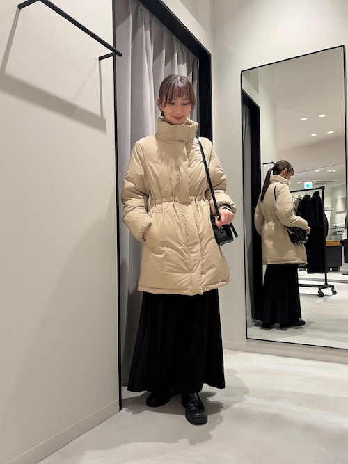 セール】スタンドカラードロストダウンコート（ダウンジャケット