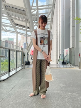 momokaさん（レディース・164cm）の夏コーディネート