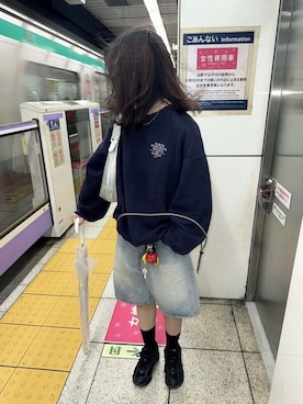 「MYMOOD.（マイムード）のアイテム」を使った、Tomomiさん（レディース・159cm）の秋コーディネート