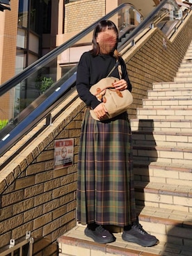 mさん（骨格ウェーブ・レディース・164cm）の秋コーディネート