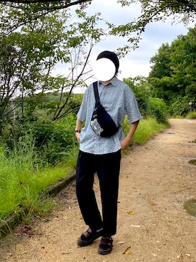 「G.O.C（ジーオーシー）のアイテム（シャツ/ブラウス）」を使った、ちゃこさん（メンズ・175cm）の夏コーディネート