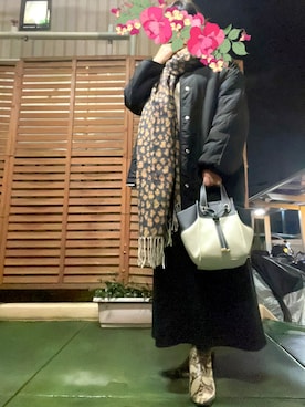「GRL（グレイル）のアイテム（ブルゾン）」を使った、あっき✲さん（レディース・154cm）の冬コーディネート