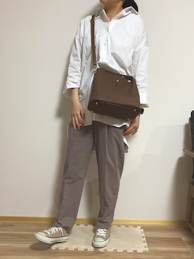 「chocomee（チョコミー）のアイテム（トップス）」を使った、meme⁂さん（レディース・162cm）の春コーディネート
