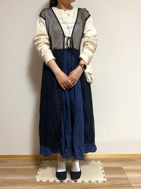 「chocomee（チョコミー）のアイテム（バッグ）」を使った、meme⁂さん（レディース・162cm）の春コーディネート