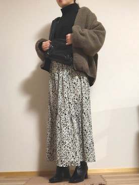 meme⁂さん（レディース・162cm）の冬コーディネート