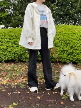 「しまむら（シマムラ）のアイテム（トップス）」を使った、mippeさん（レディース・159cm）の春コーディネート