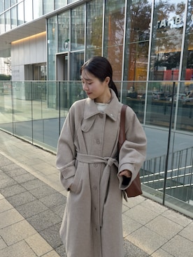 「アイテム（トートバッグ）」を使った、おみくさん（レディース・163cm・20代）の秋コーディネート