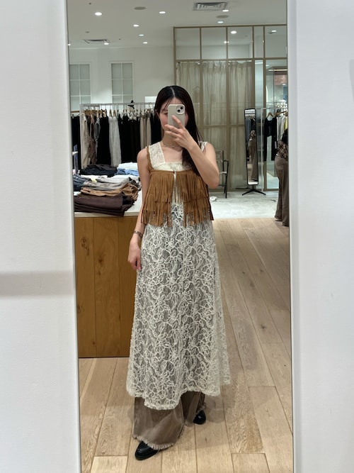 mystic ワンピース レースタンクワンピース（ワンピース）｜mystic（ミスティック