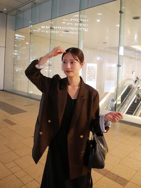 「mystic（ミスティック）のアイテム（ワンピース）」を使った、おみくさん（レディース・163cm）の秋コーディネート