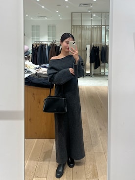 「mystic（ミスティック）のアイテム（ワンピース）」を使った、おみくさん（レディース・163cm）の秋コーディネート