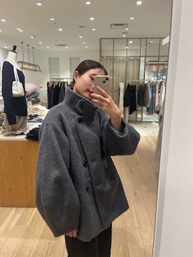 「アイテム（その他アウター）」を使った、おみくさん（レディース・163cm）の秋コーディネート