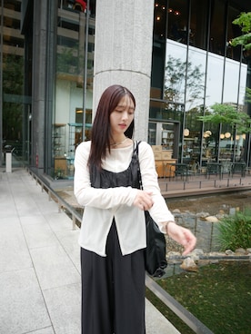 「アイテム（バックパック/リュック）」を使った、おみくさん（レディース・163cm・20代）の秋コーディネート