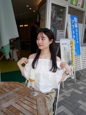 おみくさん(レディース・163cm)の夏コーディネート