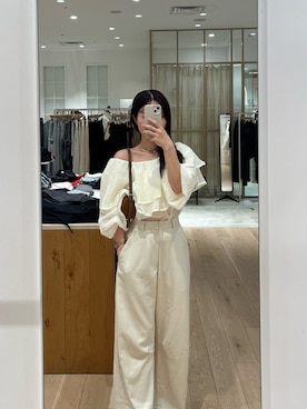 「カーゴパンツ」｜おみくさん（レディース・163cm・20代）の夏コーディネート