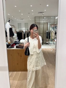 「アイテム（タンクトップ）」を使った、おみくさん（レディース・163cm）の夏コーディネート