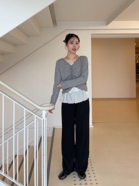 「mystic（ミスティック）のアイテム」を使った、おみくさん（レディース・163cm）の春コーディネート