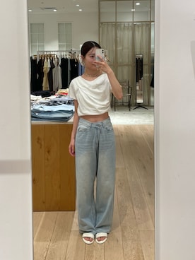 「mystic（ミスティック）のアイテム」を使った、おみくさん（骨格ウェーブ・レディース・163cm）の夏コーディネート