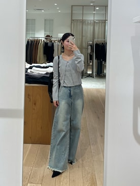 「アイテム（バックパック/リュック）」を使った、おみくさん（レディース・163cm）の秋コーディネート