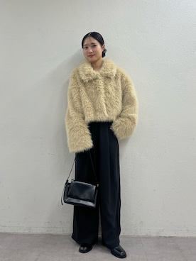 「アイテム（その他アウター）」を使った、おみくさん（レディース・163cm・20代）の秋コーディネート