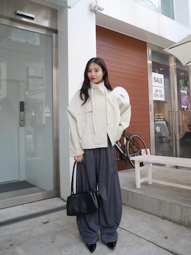 「冬服コーデ」｜おみくさん（レディース・163cm）の冬コーディネート