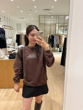 「mystic（ミスティック）のアイテム（ショルダーバッグ）」を使った、おみくさん（レディース・163cm）の秋コーディネート