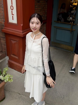 「アイテム（バックパック/リュック）」を使った、おみくさん（レディース・163cm・20代）の秋コーディネート