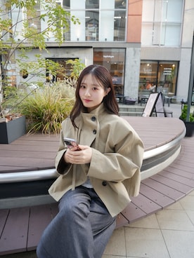 「mystic（ミスティック）のアイテム」を使った、おみくさん（レディース・163cm）の冬コーディネート