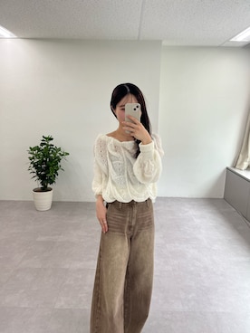 「mystic（ミスティック）のアイテム」を使った、おみくさん（骨格ウェーブ・レディース・163cm）の夏コーディネート