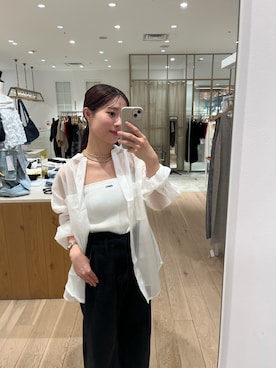 「アイテム（キャミソール）」を使った、おみくさん（レディース・163cm・20代）の夏コーディネート