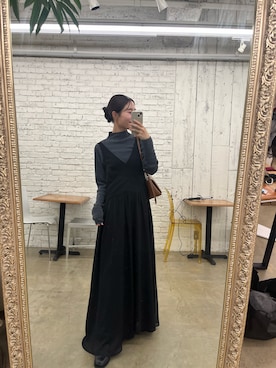 「アイテム（ワンピース）」を使った、おみくさん（レディース・163cm・20代）の秋コーディネート