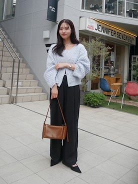 「mystic（ミスティック）のアイテム（その他パンツ）」を使った、おみくさん（レディース・163cm）の秋コーディネート