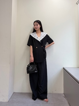 「mystic（ミスティック）のアイテム（パンツ）」を使った、おみくさん（レディース・163cm）の春コーディネート
