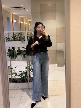 「mystic（ミスティック）のアイテム（トートバッグ）」を使った、おみくさん（レディース・163cm）の春コーディネート