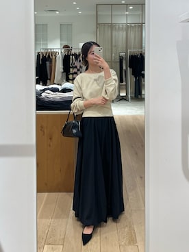 「mystic（ミスティック）のアイテム（スウェット）」を使った、おみくさん（レディース・163cm）の秋コーディネート