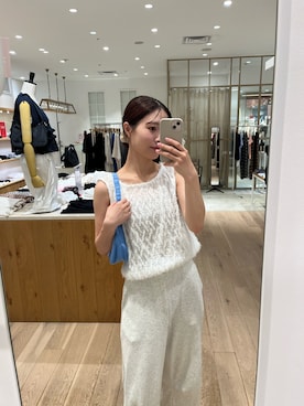 「迷彩パンツ」｜おみくさん（レディース・163cm）の夏コーディネート