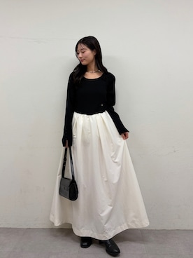 「アイテム（ワンピース）」を使った、おみくさん（レディース・163cm・20代）の冬コーディネート