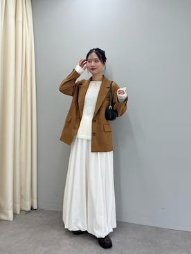 「アイテム（テーラードジャケット）」を使った、おみくさん（レディース・163cm・20代）の夏コーディネート