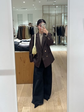 「アイテム（テーラードジャケット）」を使った、おみくさん（レディース・163cm・20代）の秋コーディネート