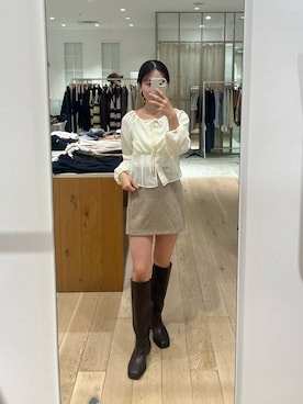 おみくさん（骨格ウェーブ・レディース・163cm）の秋コーディネート
