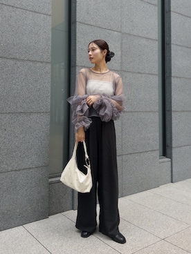 「mystic（ミスティック）のアイテム（ワンピース）」を使った、おみくさん（レディース・163cm）の秋コーディネート