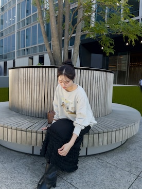 「mystic（ミスティック）のアイテム（ワンピース）」を使った、おみくさん（レディース・163cm）の秋コーディネート