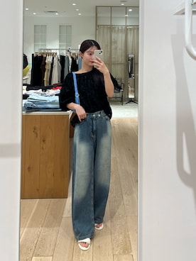 「迷彩パンツ」｜おみくさん（レディース・163cm）の夏コーディネート