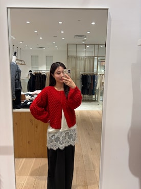 「mystic（ミスティック）のアイテム（シャツ/ブラウス）」を使った、おみくさん（レディース・163cm）の冬コーディネート