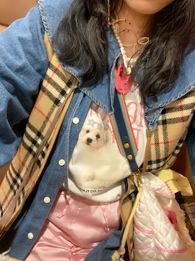 「Panamaboy（パナマボーイ）のアイテム」を使った、およよさん（レディース・165cm）の春コーディネート