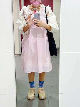 「papier（パピエ）のアイテム」を使った、およよさん（レディース・164cm）の秋コーディネート