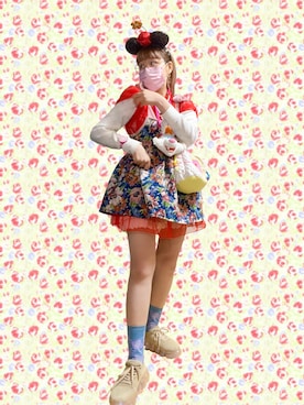 「Kiwanda（キワンダ）のアイテム」を使った、およよさん（レディース・165cm）の春コーディネート