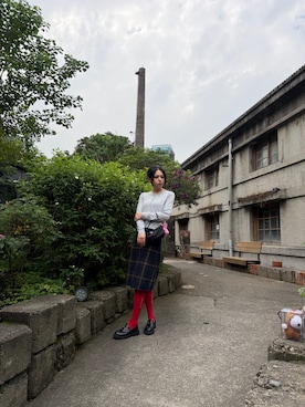 「アイテム（アンサンブル）」を使った、Ari_Kuoさん（レディース・172cm）の冬コーディネート