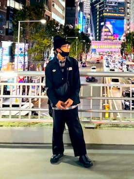 「アイテム（アクセサリー）」を使った、SHOHEiさん（メンズ・170cm）の秋コーディネート