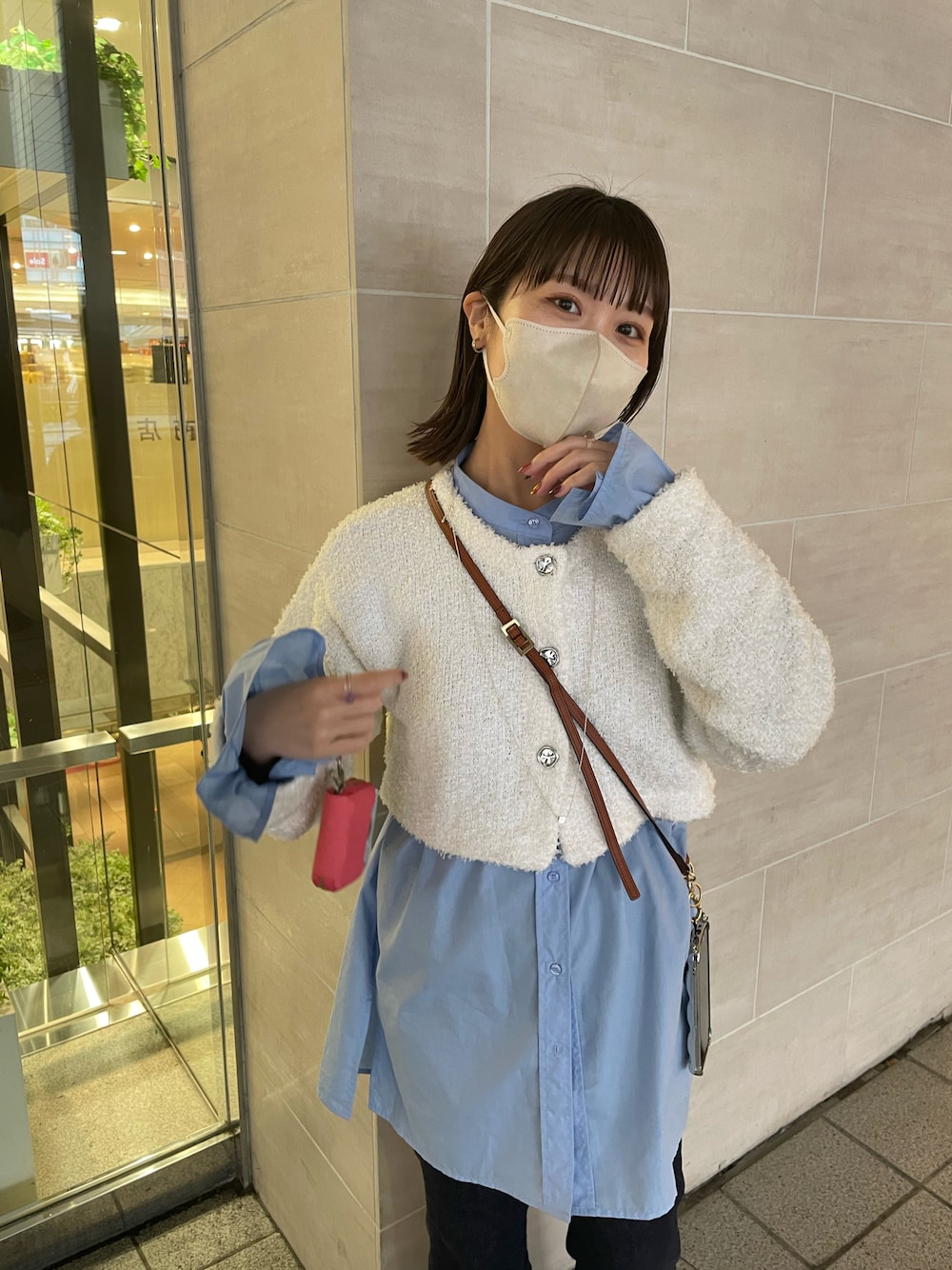 カラー展開豊富】リボンヤーンショートカーディガンを使った
