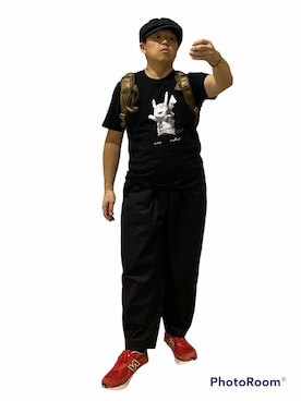 「990v3」｜「アイテム（帽子）」を使った、じゅういちじのちちさん（メンズ・165cm）の秋コーディネート